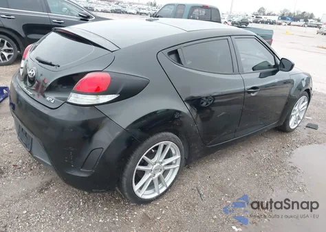 2013 Hyundai Veloster Base W/Black z USA, uszkodzony, nr VIN KMHTC6AD6DU145062